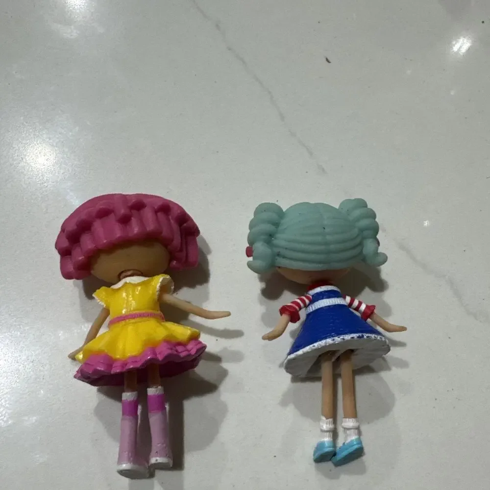 MINI Lalaloopsy Doll Crumbs Lot of 2 3” Small Used